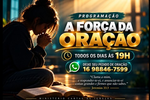 Programa A força da Oração todos os dias as 19h